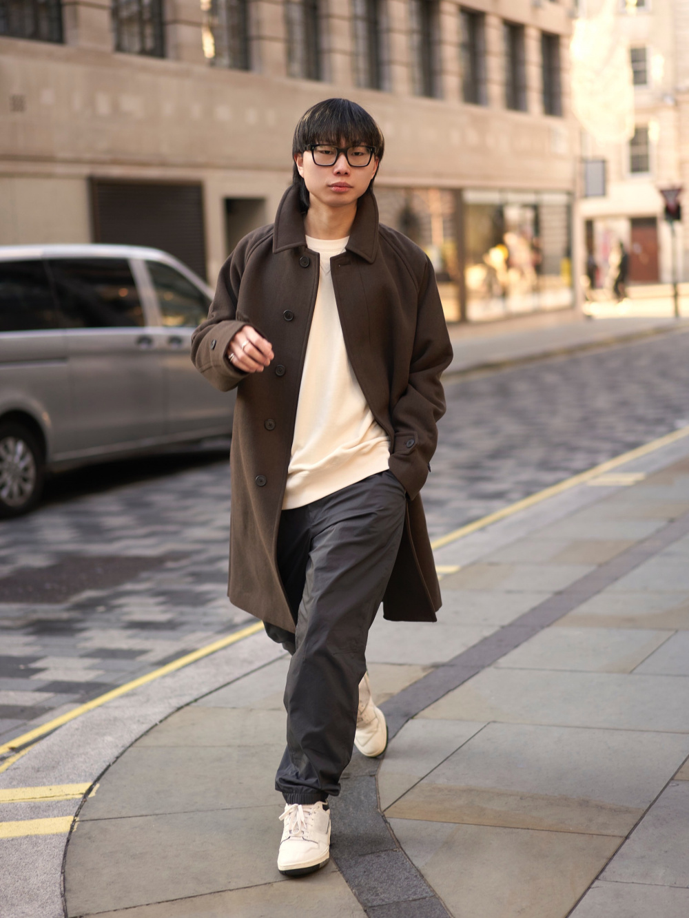 Check styling ideas for「Wool Blend Long Coat、HEATTECH Ultra Warm