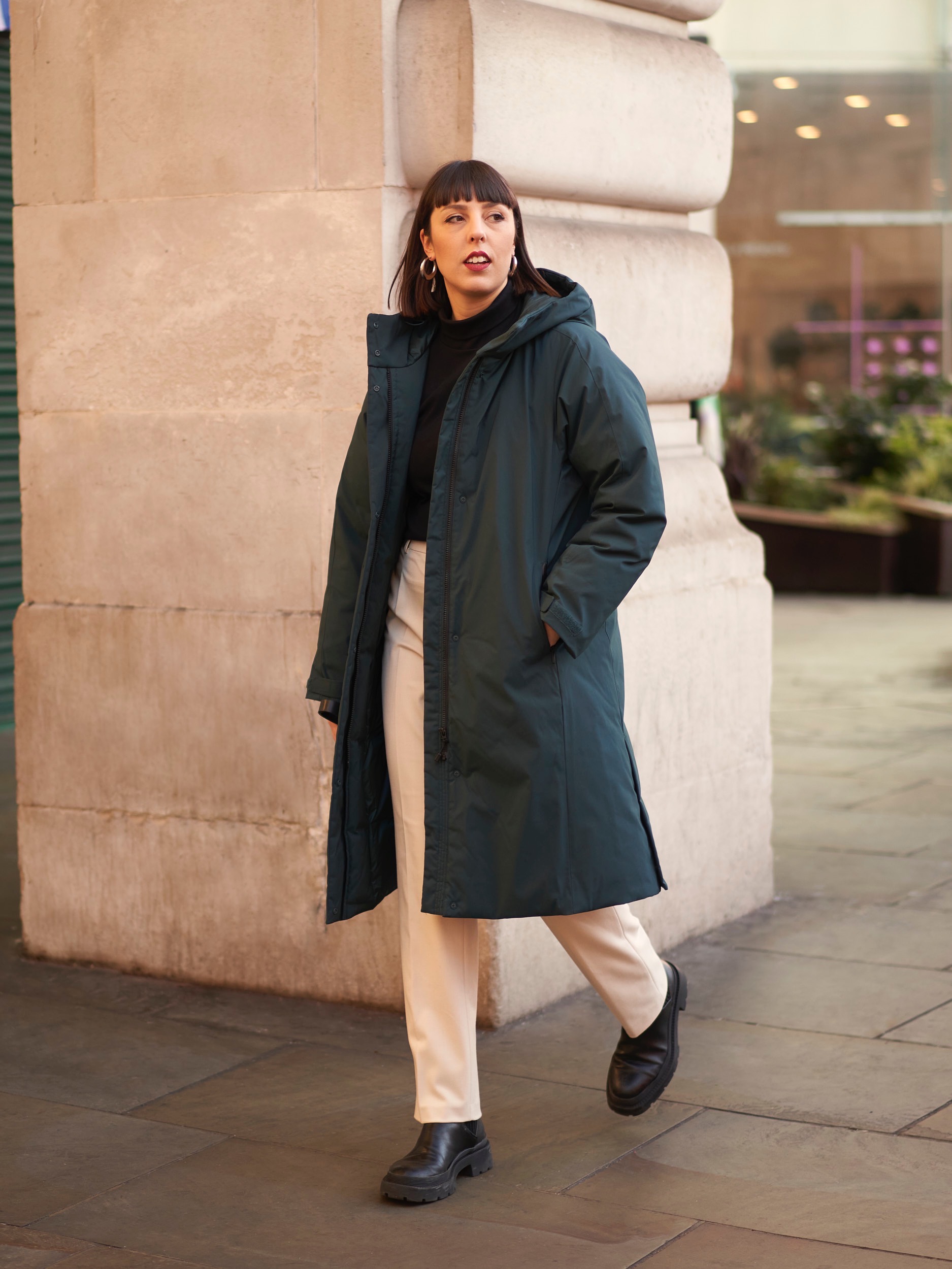 Check styling ideas for「Fluffy Yarn Fleece Full-Zip Jacket (2021  Edition)、Hybrid Down Short Coat」
