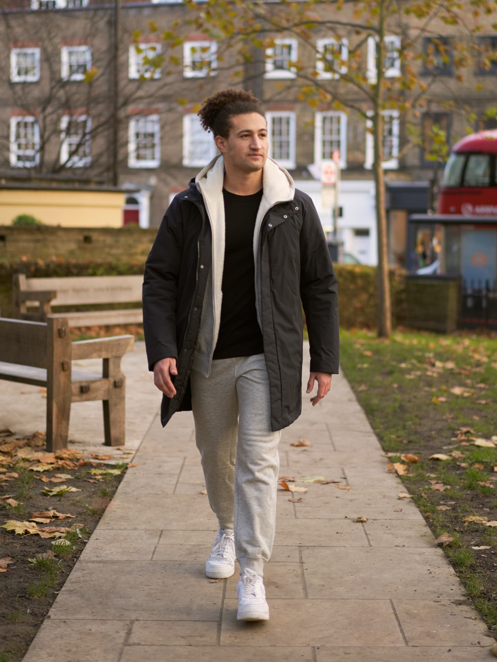 DRY SWEAT TUCKED TAPERED PANTS