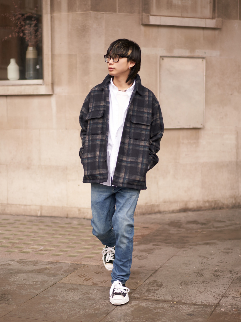 Check styling ideas for「Jersey Over Shirt Jacket、Oversized