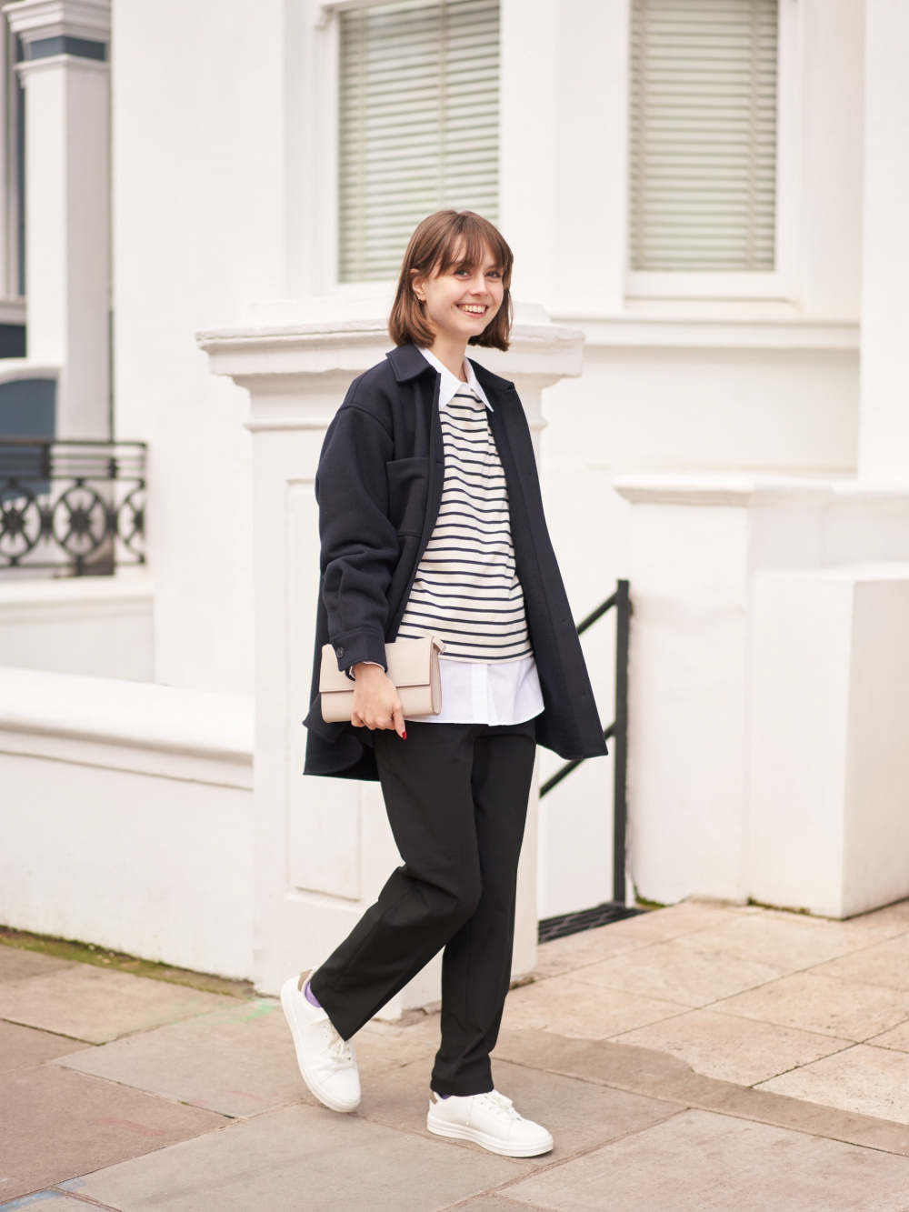 Ankle pants with outlet sneakers