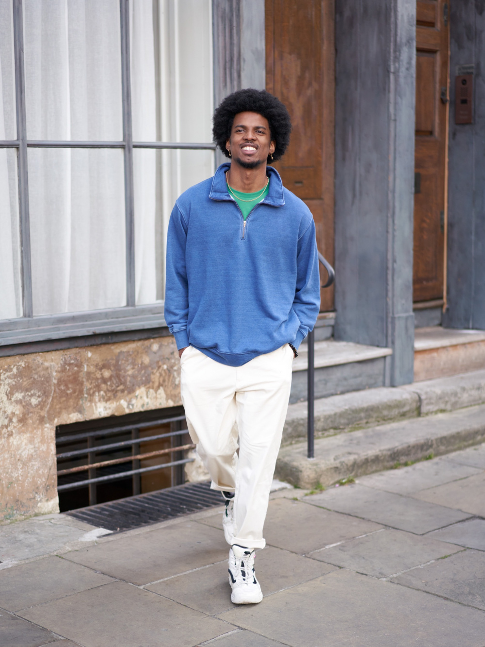 Check styling ideas for「Rugby Polo Shirt、Cotton Relaxed Ankle Pants」