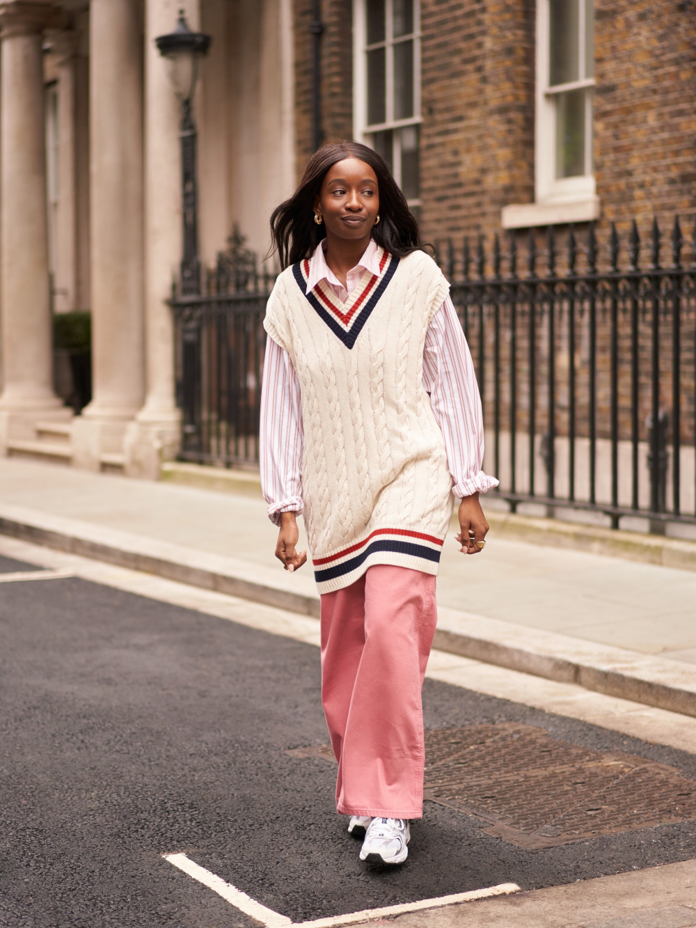 Oversized long shop sleeve shirt outfit