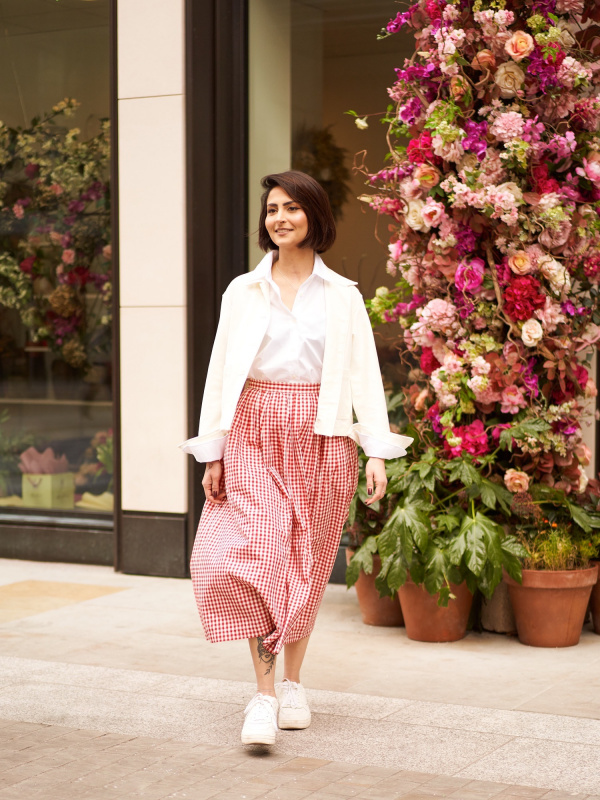 Uniqlo shop gingham skirt