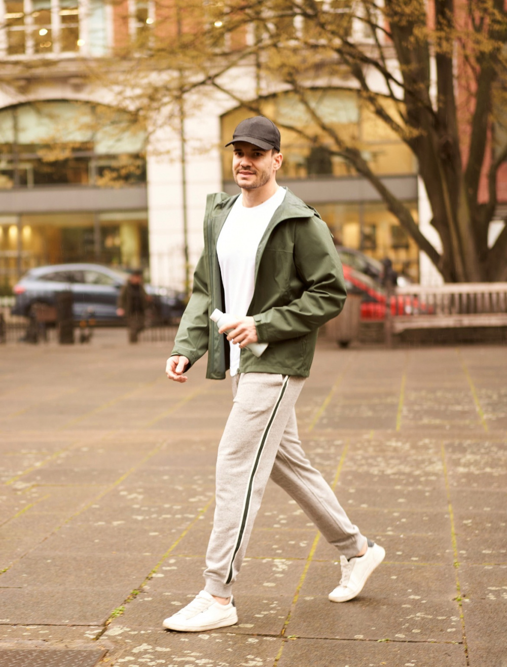 Check styling ideas for「Side-Stripe Sweatpants (2022 Edition)、Cotton Ribbed  Beanie」