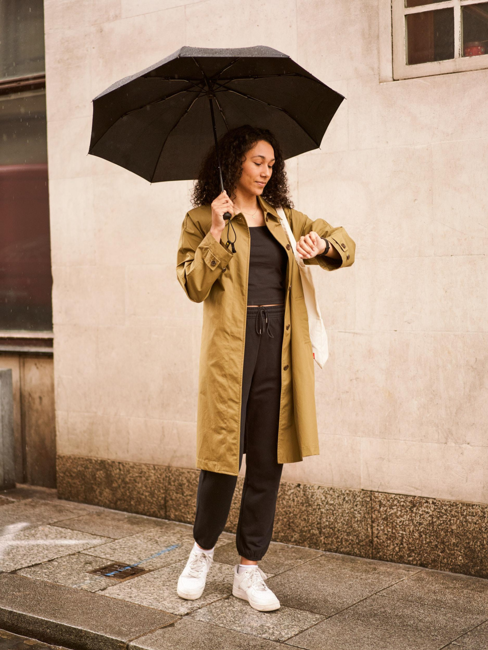 Uniqlo linen shop blend coat