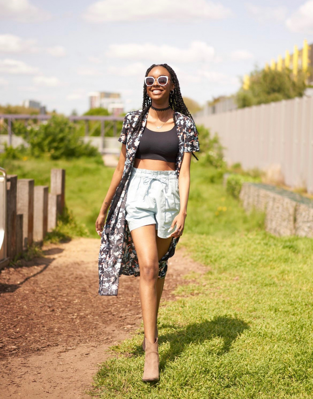 Boyfriend style 2024 denim shorts