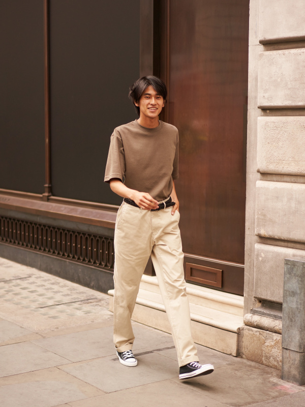 AIRism Cotton Oversized Crew Neck T-shirt｜UNIQLO Masterpiece