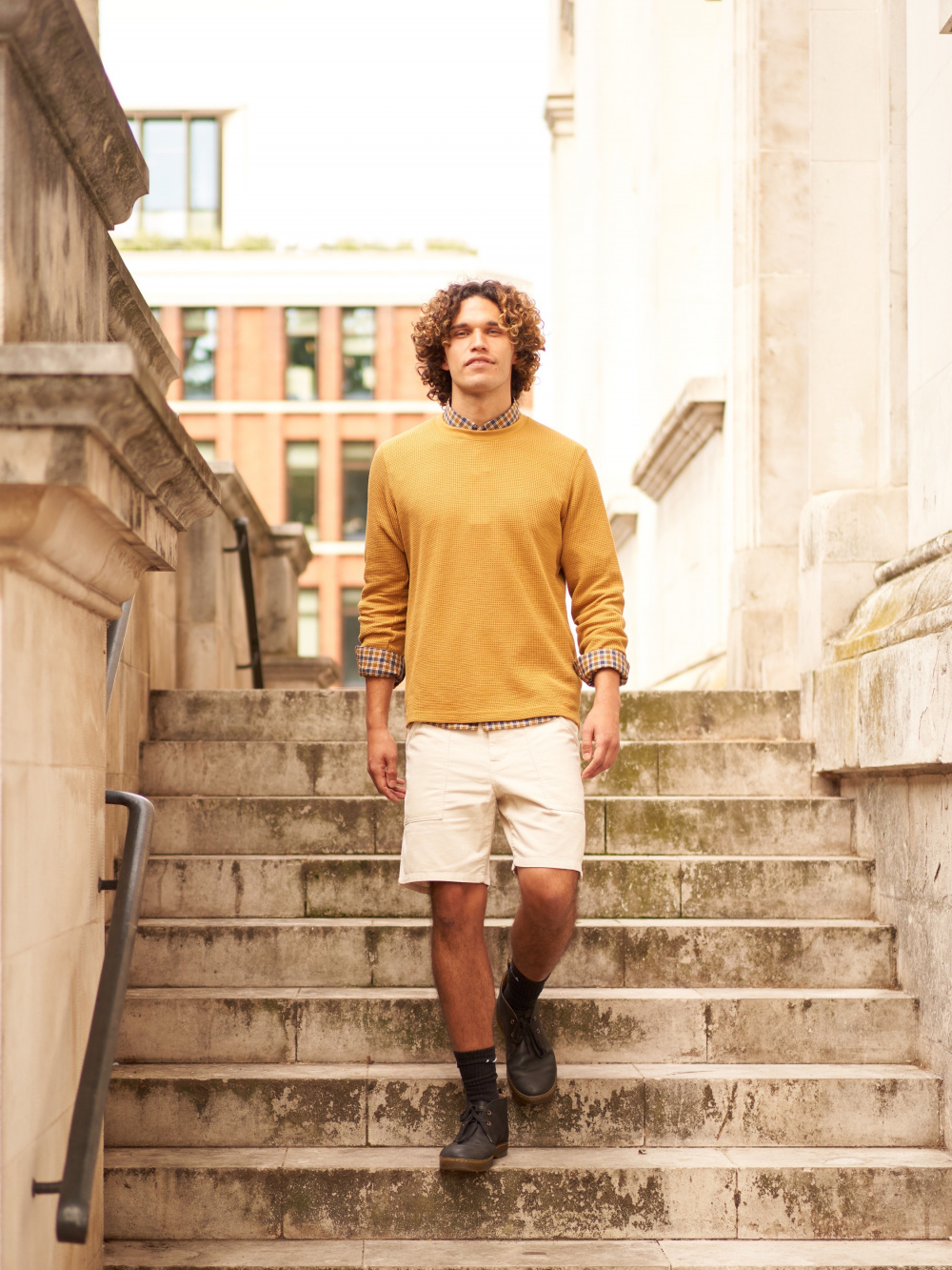 Waffle-look shorts by Tom Tailor