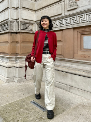 ショルダーバッグ・ポシェット [rosa.K] Tartan Drawstring Shoulder BAG _TROPICAL Drawstring Shoulder Bag | UNIQLO US