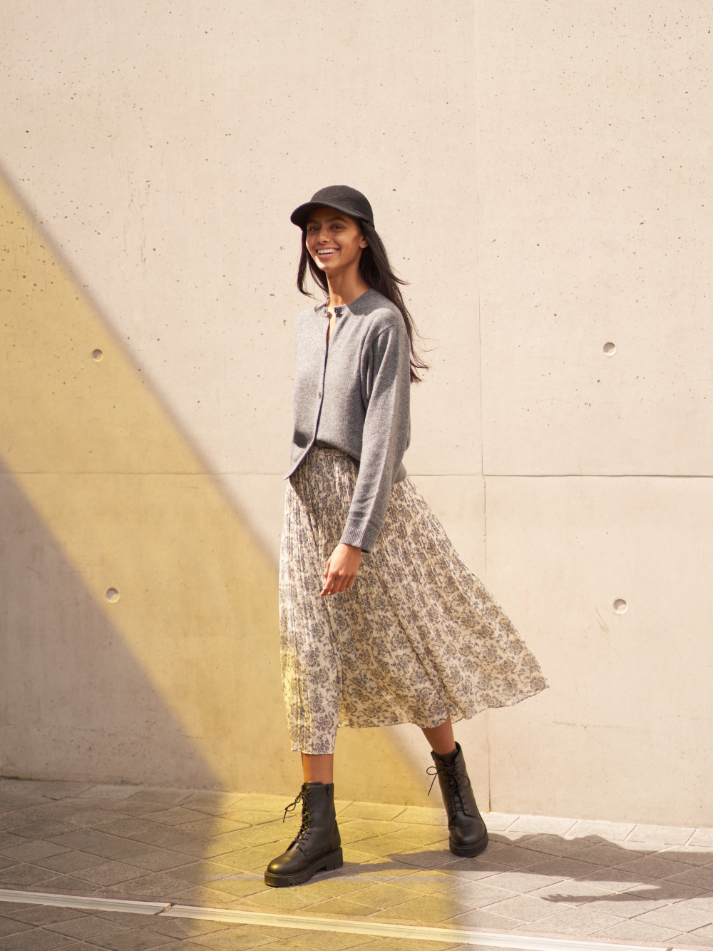 Check styling ideas for「PUFFTECH Blouson (Warm Padded)、Premium Lambswool  Mini Skirt」