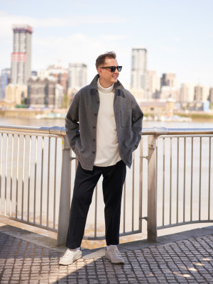 Brushed Cotton Turtleneck Long Sleeve T Shirt UNIQLO US