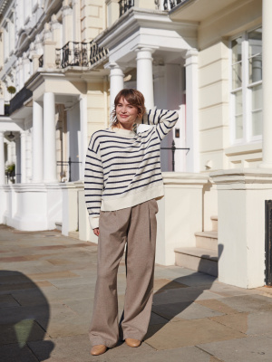 Pleated Wide Pants | Brushed Jersey | UNIQLO US Pleated Wide Pants | Brushed Jersey | UNIQLO US