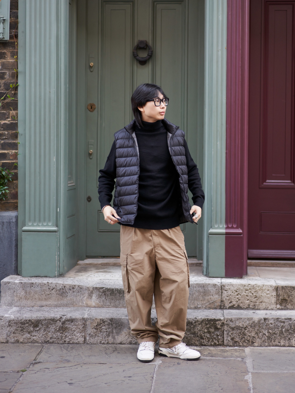 Check styling ideas for「Wide Fit Parachute Cargo Pants