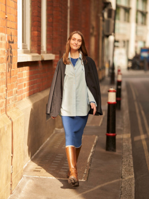 【yo biotp】long knit dress yo biotop long knit dress（Loren Knitted Dress Sweater Dress