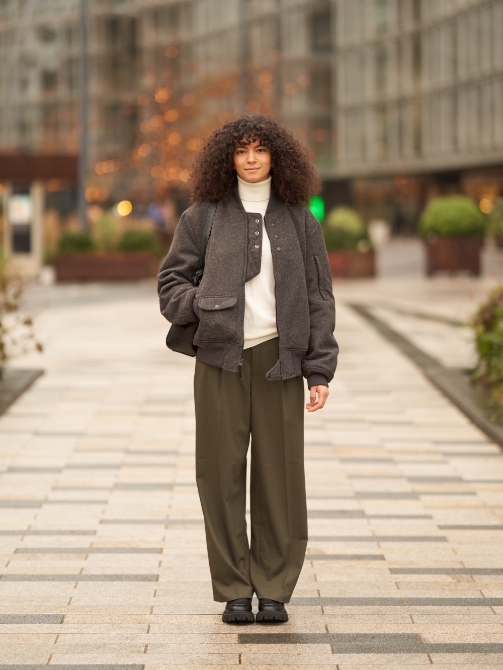 Check styling ideas for「PUFFTECH Short Blouson (HEATTECH, Relaxed