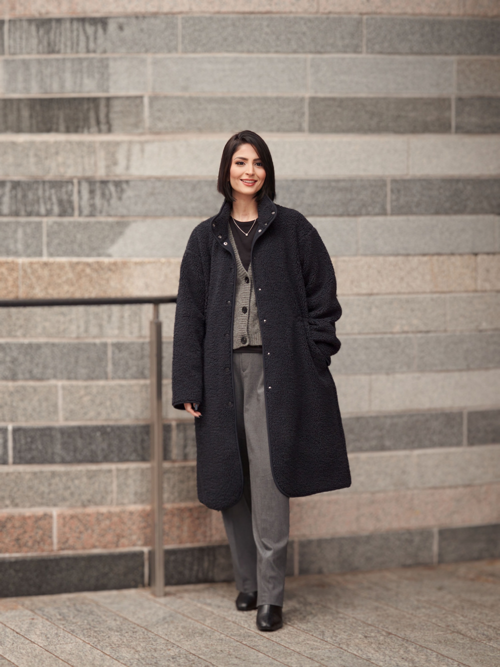 Uniqlo cheap wrap coat