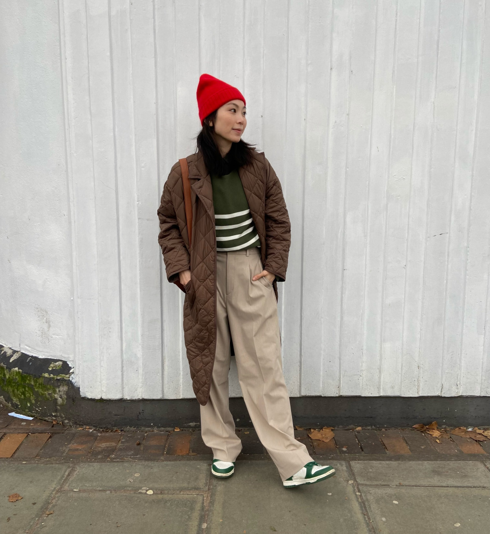 watch me repeat this outfit every day 🥐☕️✨ #styletips #uniqlopants #, uniqlo  pleated wide pants