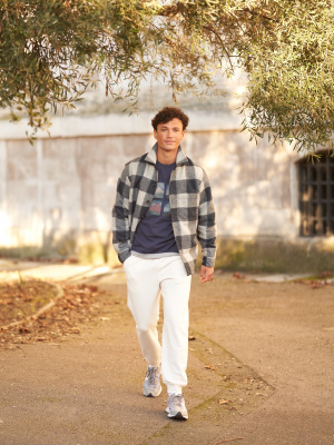 ジャケット・アウター 90's old uniqlo shell jacket check plaid Uniqlo fleece jacket Size: Price:₹250