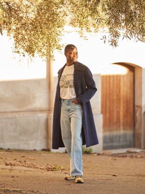 Uniqlo Colombia Uniqlo Wool Blend Wrap Coat Beige Green Women's