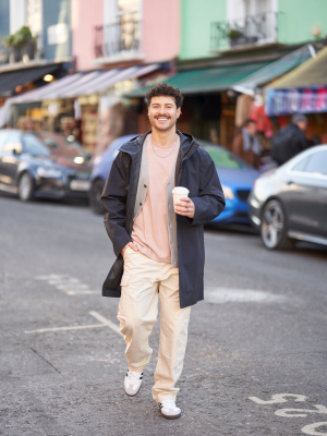 Men s BLOCKTECH Coat UNIQLO UK