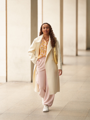 Women's Wool Blend Wrap Coat | UNIQLO IT