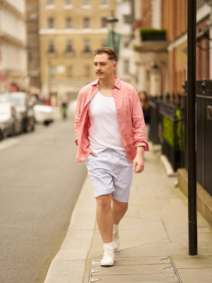 DRY Stretch Easy Shorts | Seersucker | 8