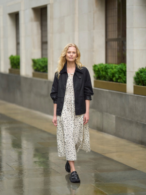 Volume Sleeve Dress | Printed | UNIQLO US