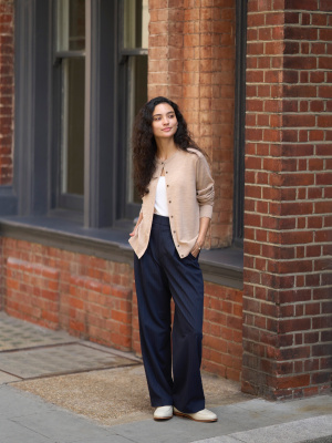 スーツ supreme Pleated Trousers 32 Pleated Wide Pants | Pinstripe | UNIQLO US