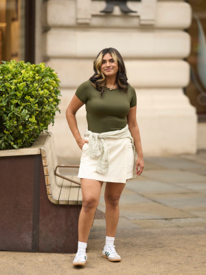 Women s Linen Blend Skort UNIQLO UK