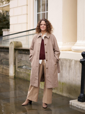 Single Collar Tweed Coat | UNIQLO US