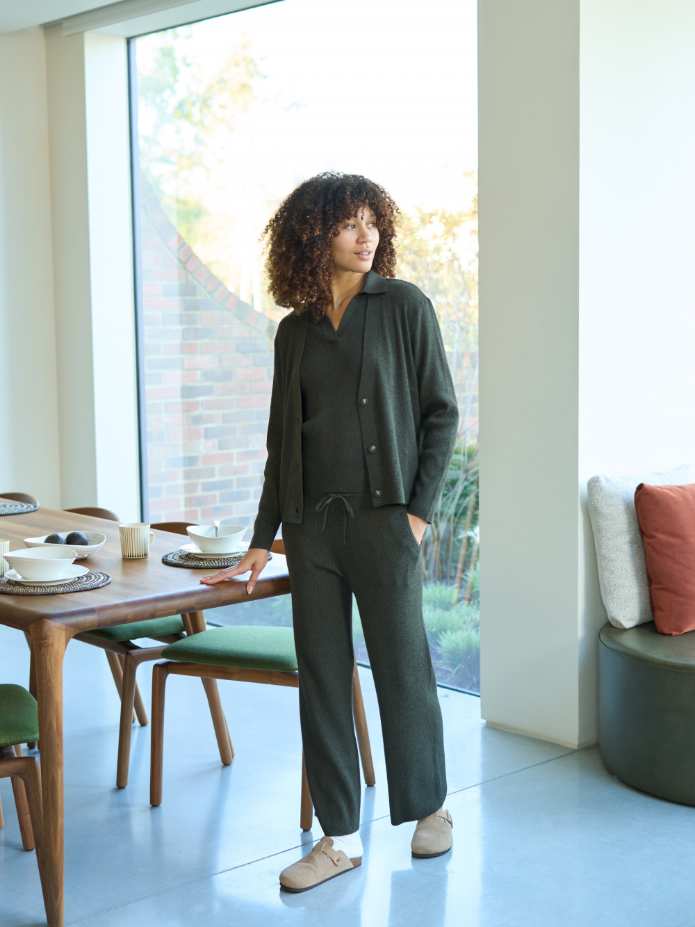 【et.UNiVER】separated pants combination Harry Suiting Trousers Blackout | French Connection US