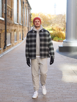 Double Face Shirt Jacket | Checked | UNIQLO US