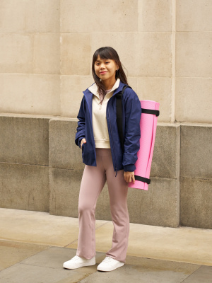 Kiundo Womens Copped Half Zip Pullove Sweatshit With