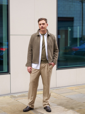 Single Collar Short Jacket | UNIQLO US Single Collar Short Jacket | UNIQLO US