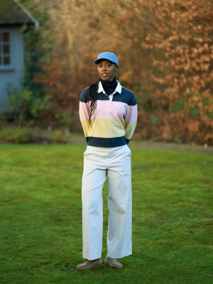 Boxy Rugger Polo Shirt | Striped | UNIQLO US