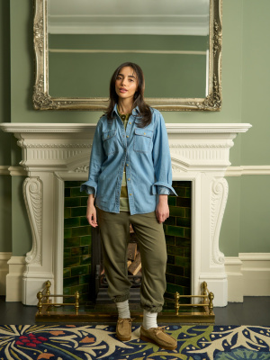 Denim Oversized Shirt | UNIQLO US