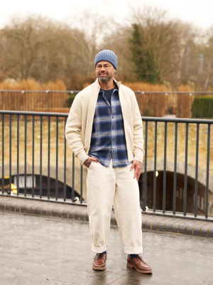 Middle Gauge Full-Zip Sweater | UNIQLO US