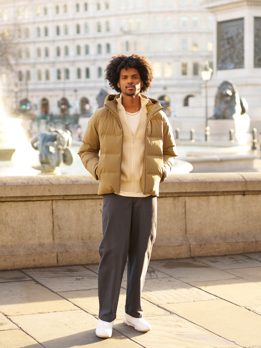 Check styling ideas for「Zip-Up Blouson Jacket | Denim、Wide Fit