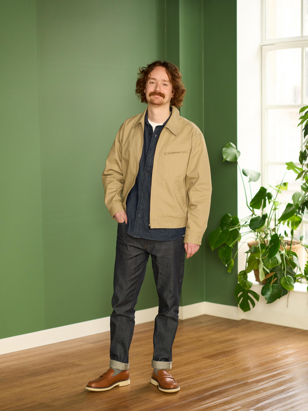 Check styling ideas for「Zip-Up Blouson Jacket、DRY-EX Polo