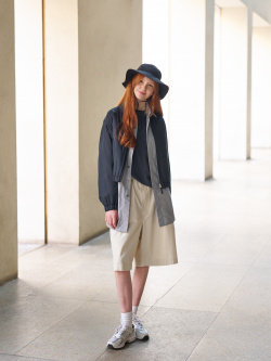 Wide Half Pants