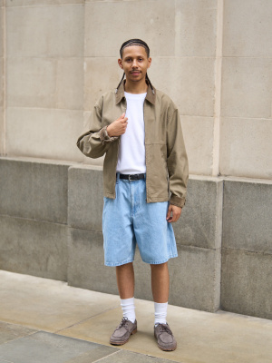 Men's Zip-Up Short Blouson | UNIQLO DE