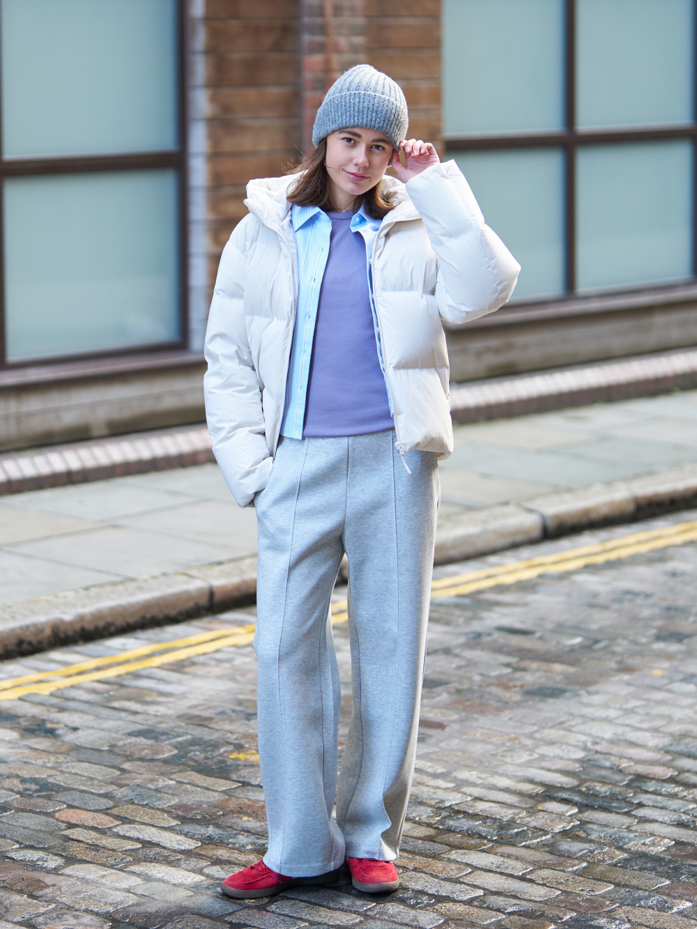 princess polly baby blue dress Outfit Ideas Women's Classic White Dress Shirt Winter Outfit Ideas For  An Oversized White Shirt! So Versatile main image 0