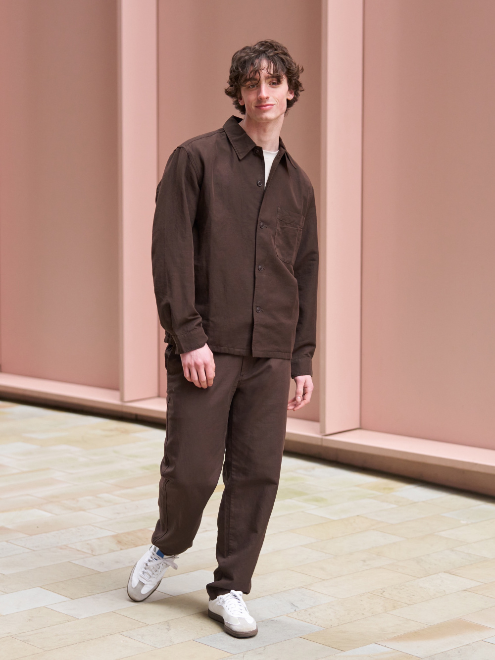 Check styling ideas forCotton Linen Shirt JacketLinen Blend Relaxed Pants|  UNIQLO US