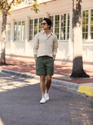 パンツ OVY Stretch Utility Shorts OVY新作発売】どベーシックアイテム！！大人のワードローブには