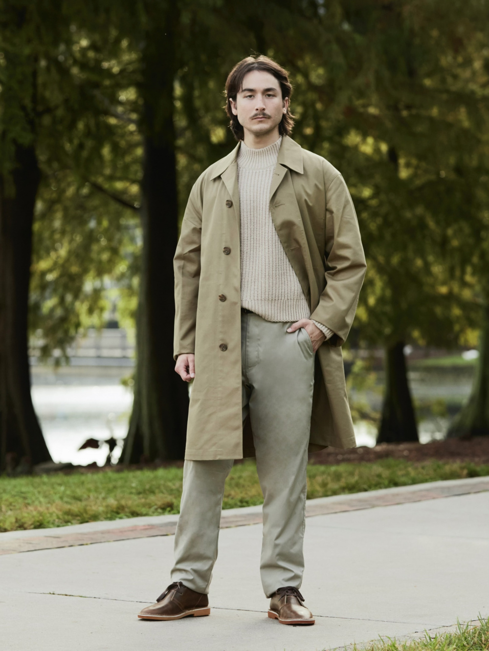 Check styling ideas for「Smart Ankle Pants (2-Way Stretch, Corduroy, Tall)」