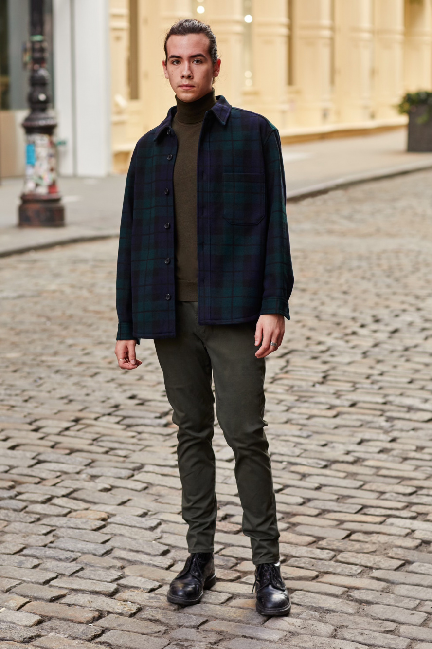 Turtleneck and 2025 flannel mens