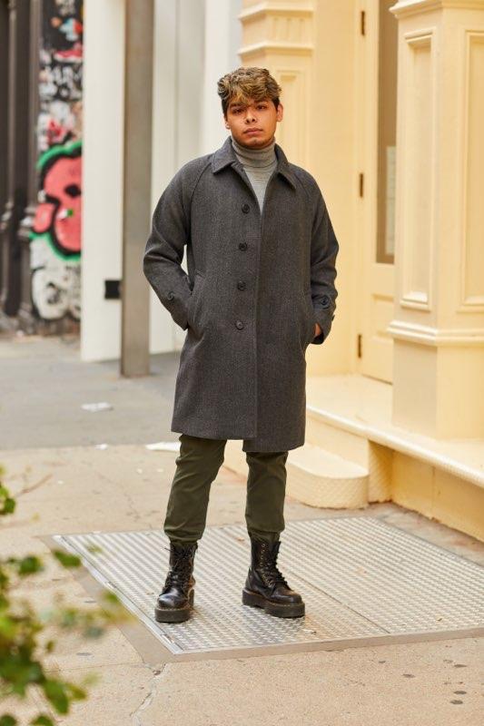 Uniqlo men's long on sale coat