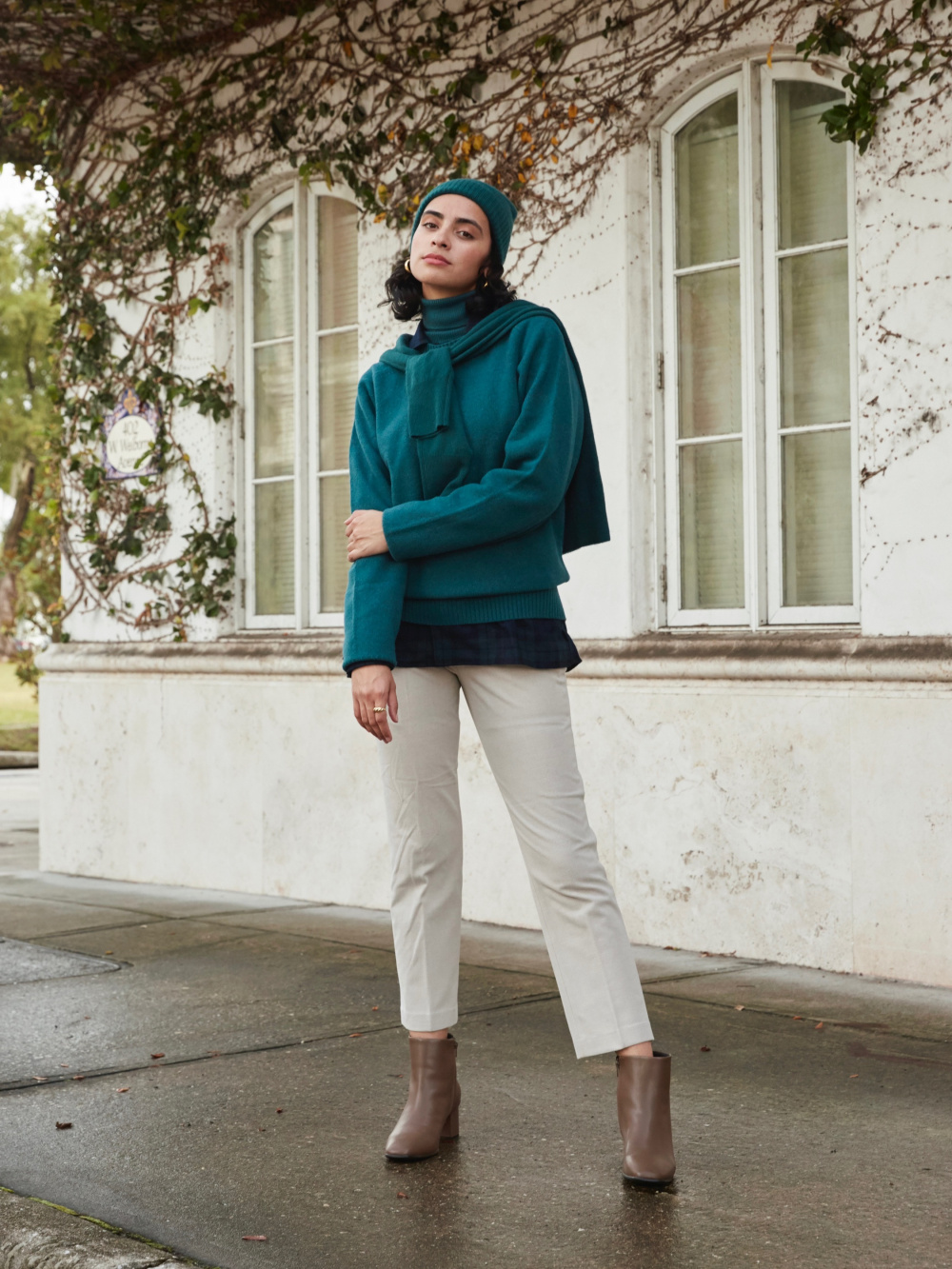 Check styling ideas for Cashmere Crew Neck Sweater UNIQLO US