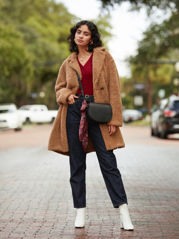 Check styling ideas for「Pile-Lined Fleece Tailored Coat」| UNIQLO US